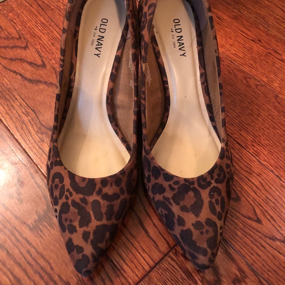 Faux Leopard Classic Heels